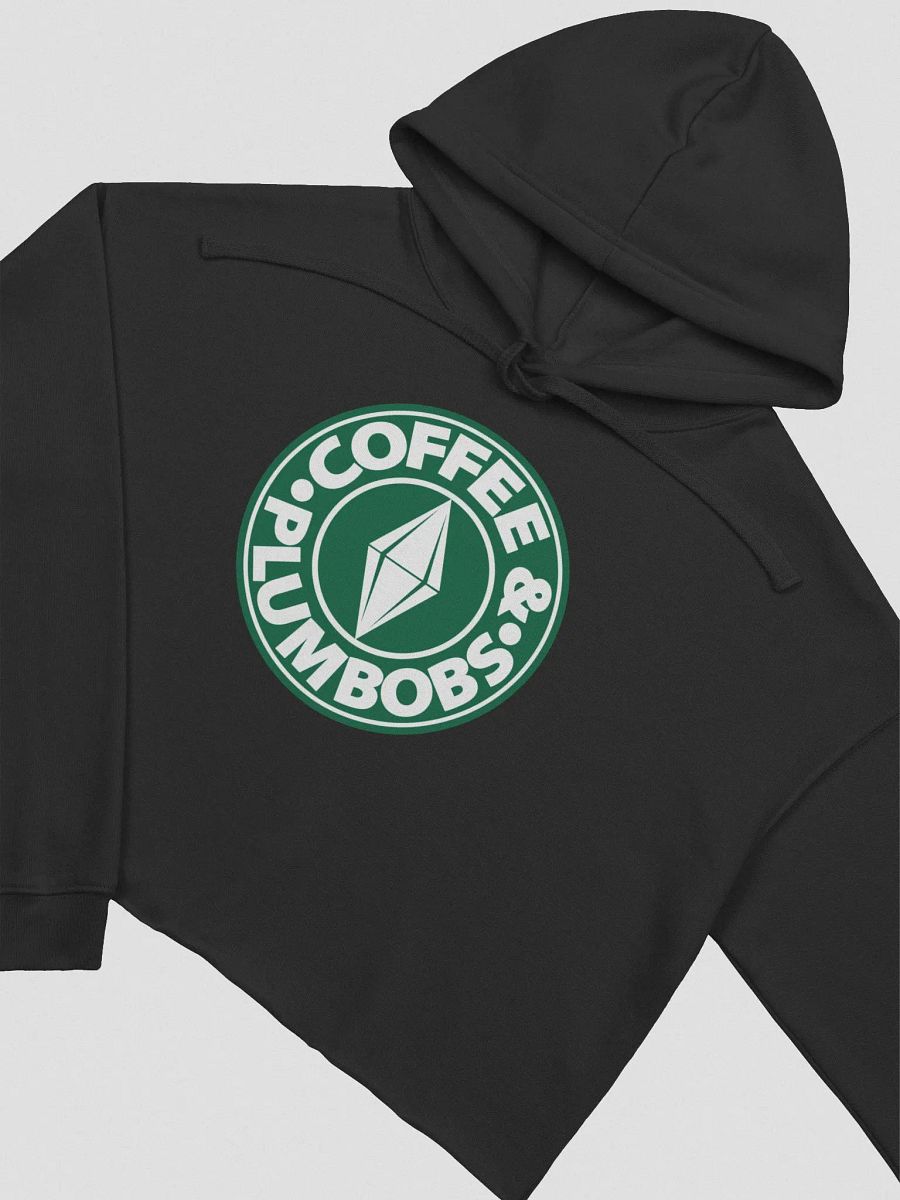 Coffee & Plumbobs Crop Hoodie product image (3)