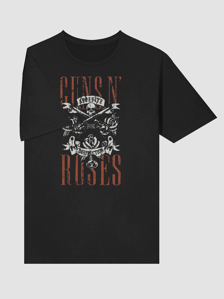 Skull & Roses Rock Band T-Shirt product image (3)