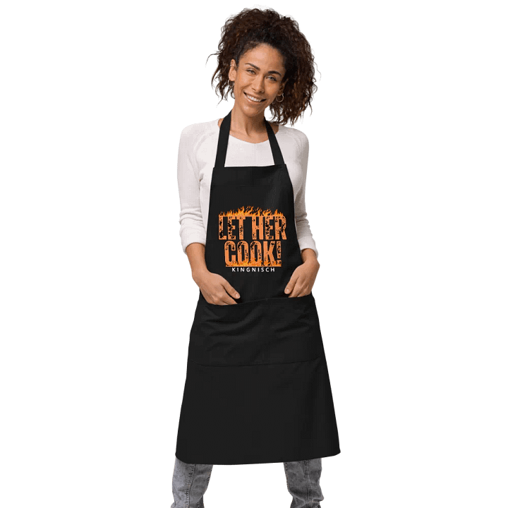 LET HER COOK! Apron product image (1)