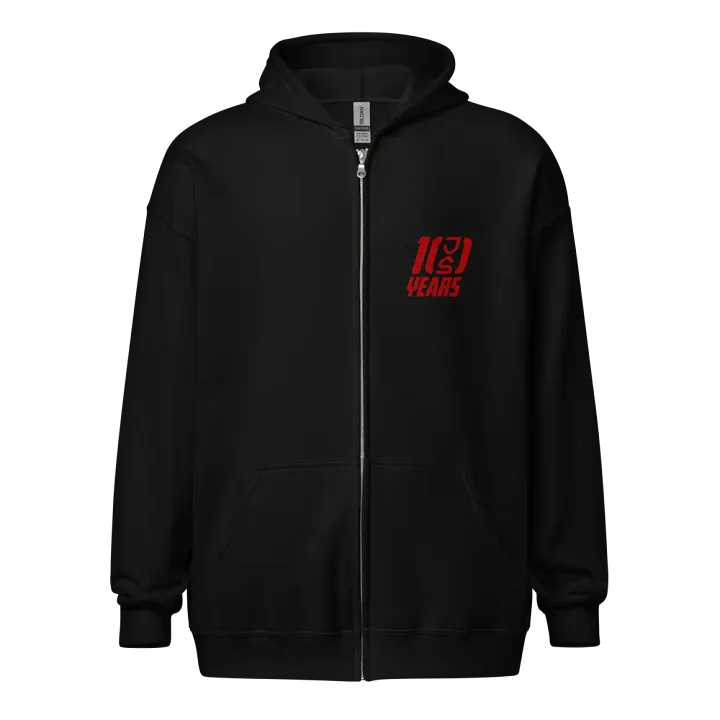 For the Culture Red / Black Zip Up product image (2)