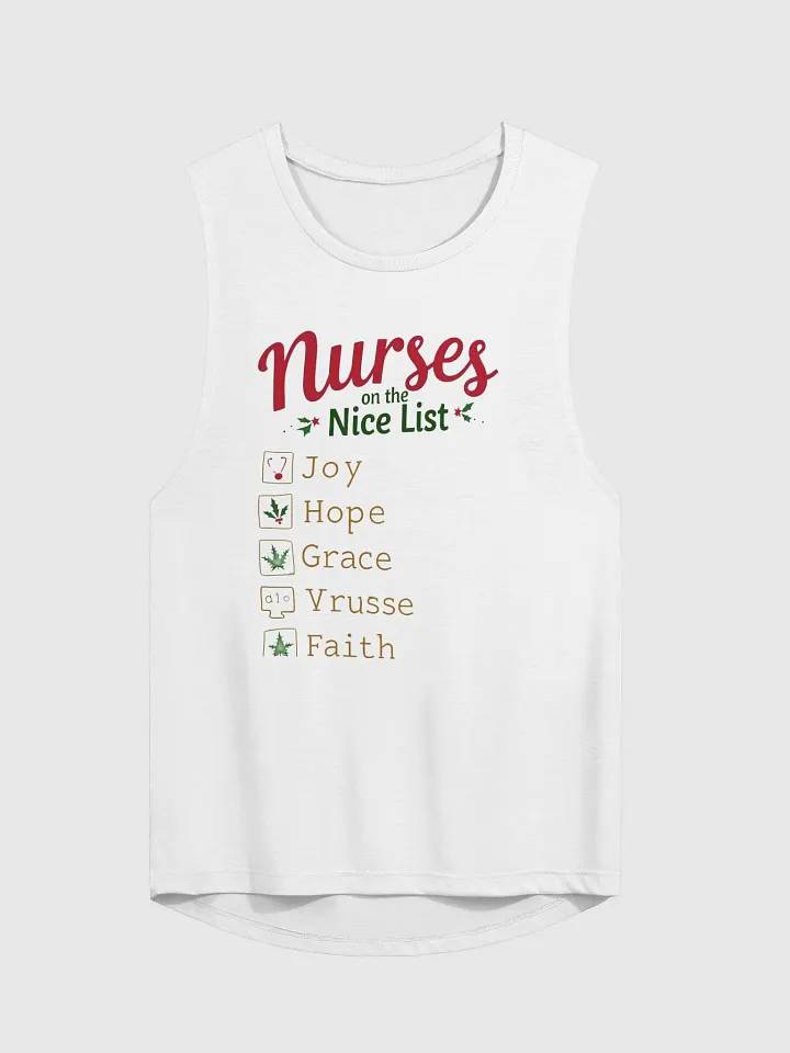 Festive Nurses on the Nice List Tank product image (1)