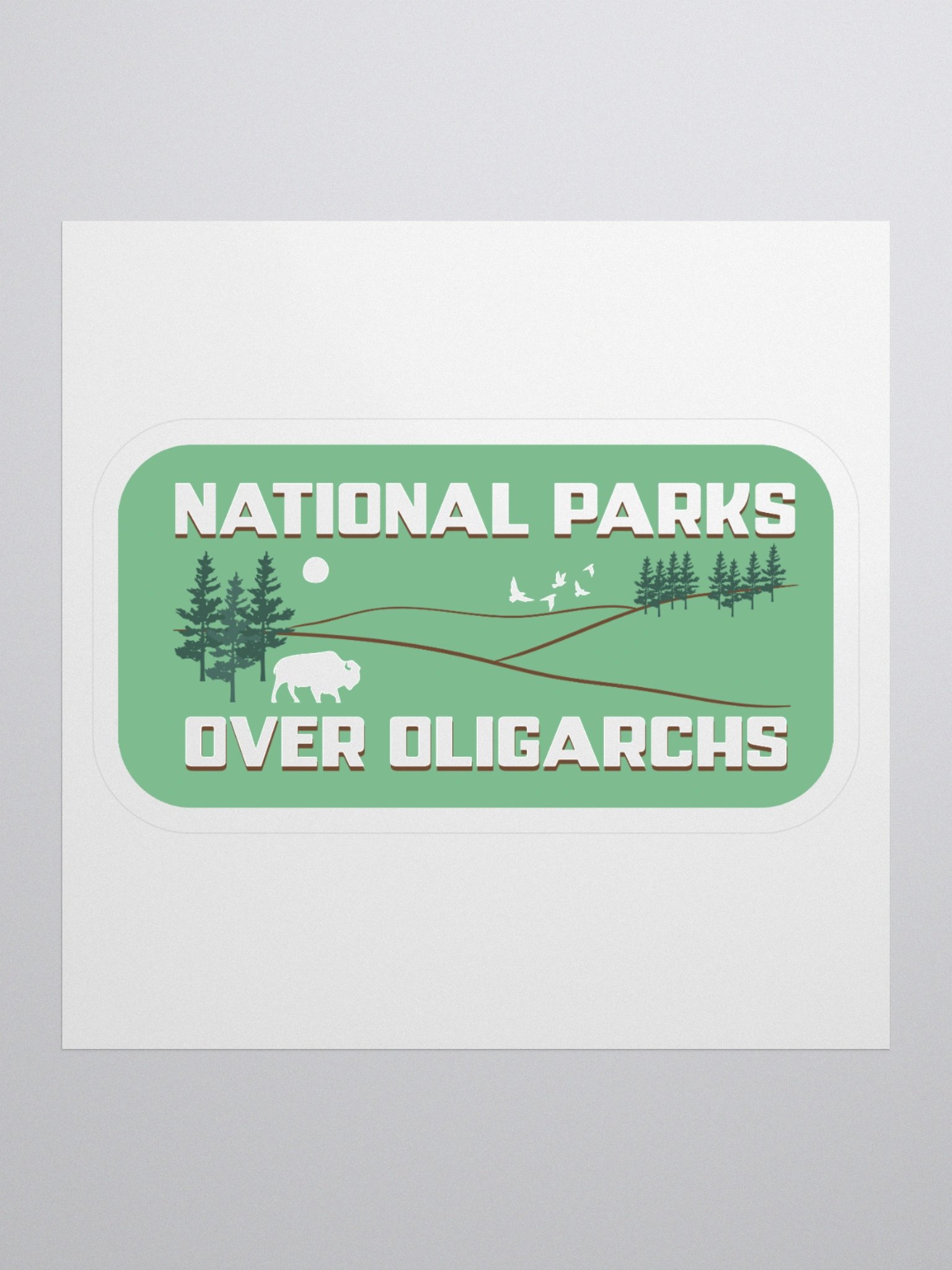 National Parks Over Oligarchs - Green product image (1)