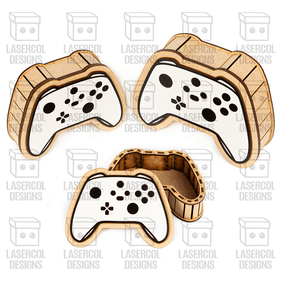 Controller Shaped Boxes Set 2 (3 Sizes) - Laser Cut Files product image (3)