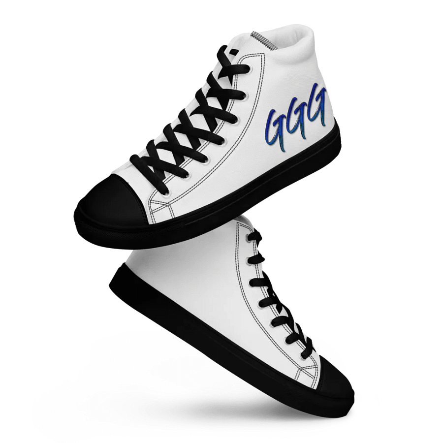 GGG Logo Women's High Top Canvas Shoes product image (12)