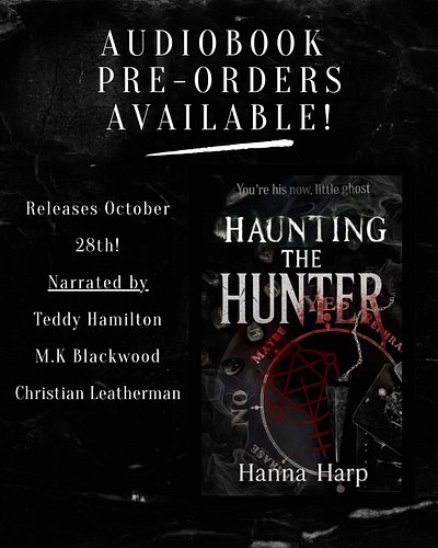 The dark romance where THE READER is the love interest now has an audiobook being produced with my friends at @simonmavericka...