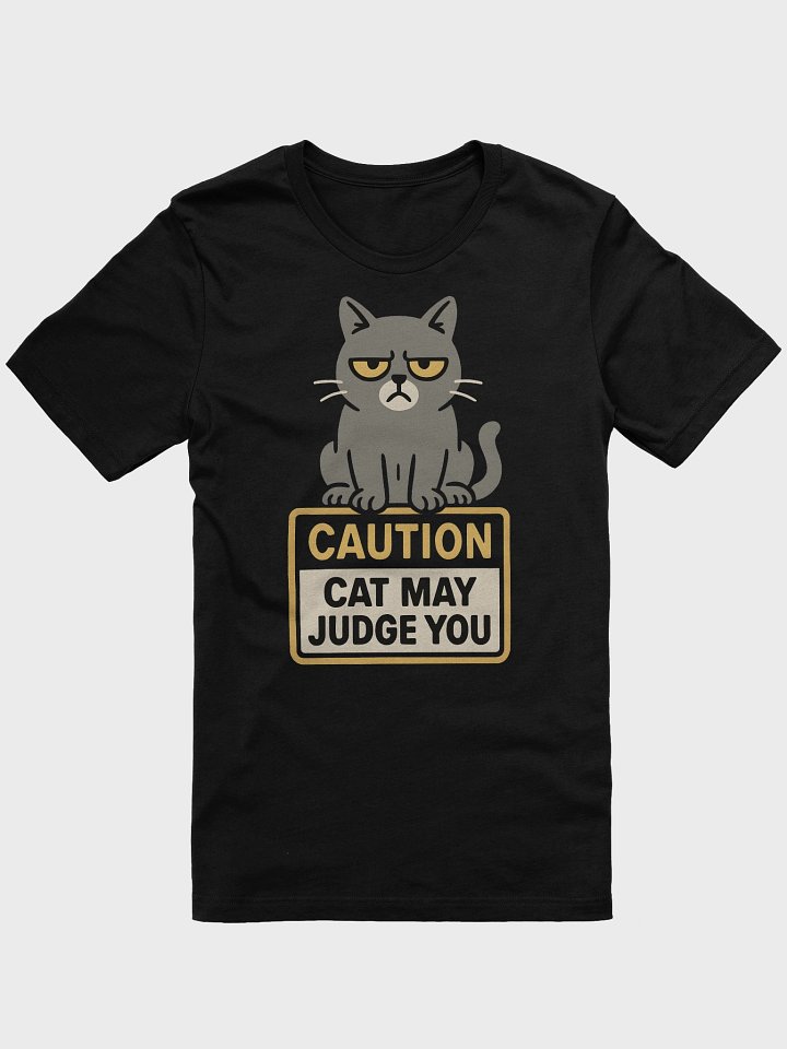 Judgmental Cat Unisex T-Shirt product image (1)