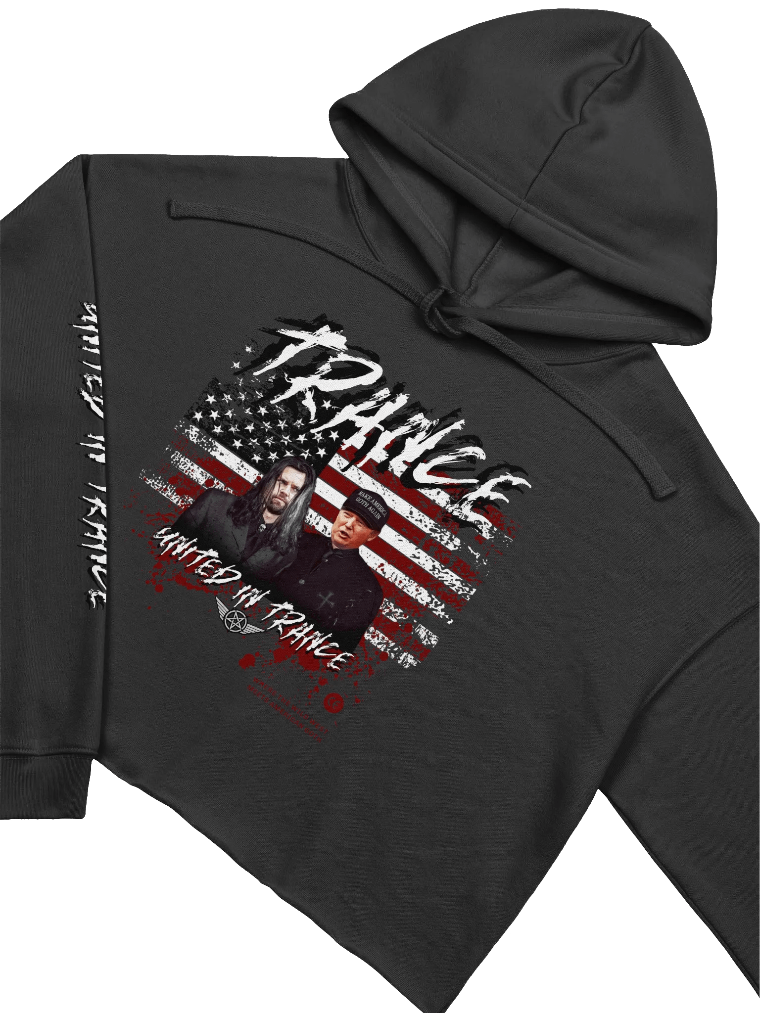 TRANCE Cropped Hoodie product image (1)