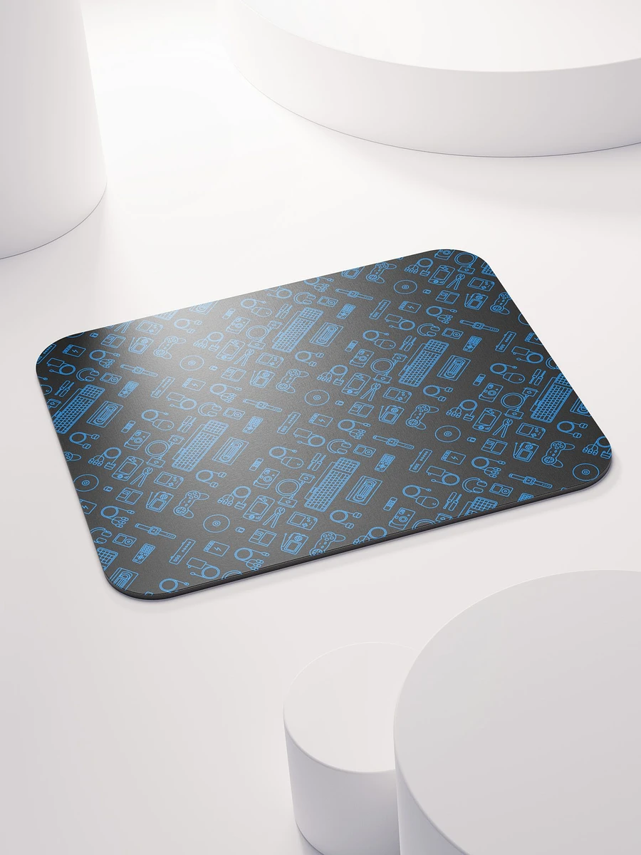 Neon Blue Devices Mouse Pad (Classic) product image (4)