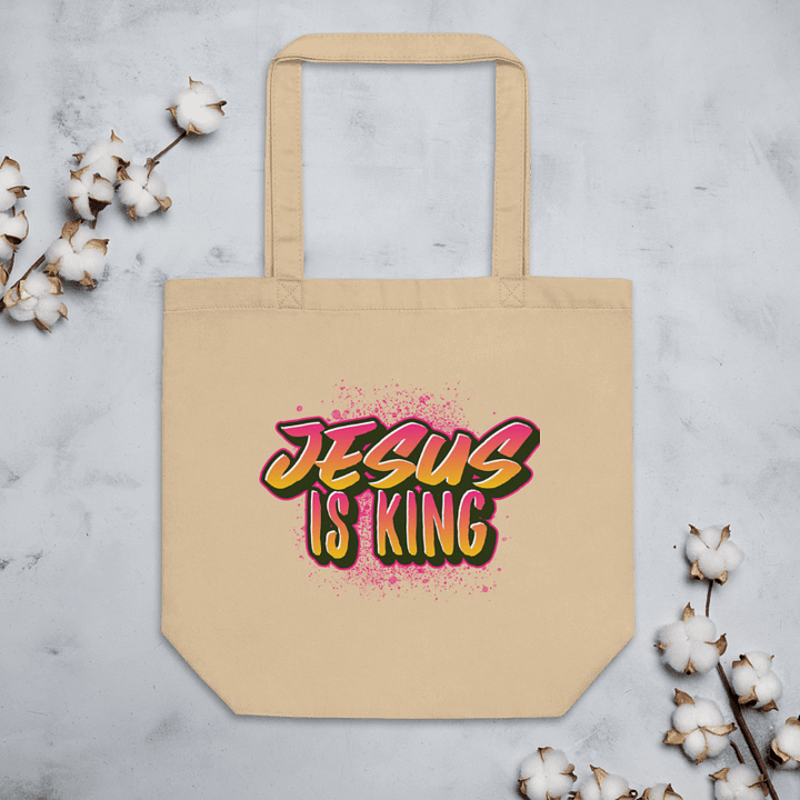Jesus is King Tote Bag product image (2)