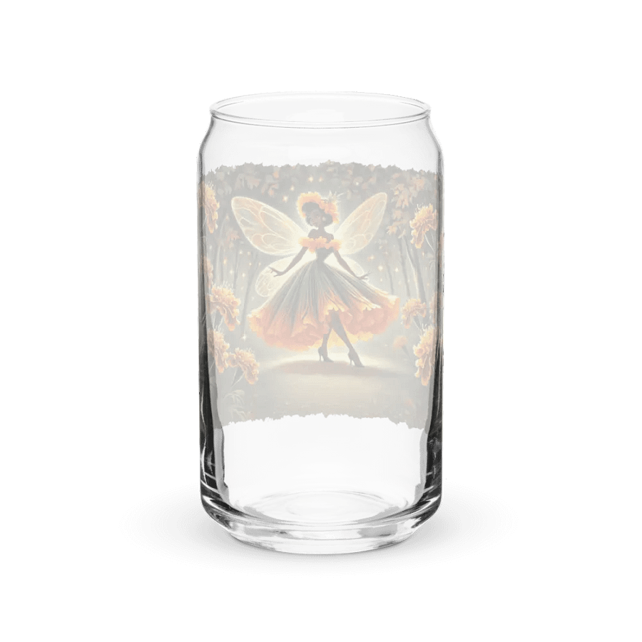 Enchanted Marigold Fairy Glass with Optional Lid and Straw product image (38)