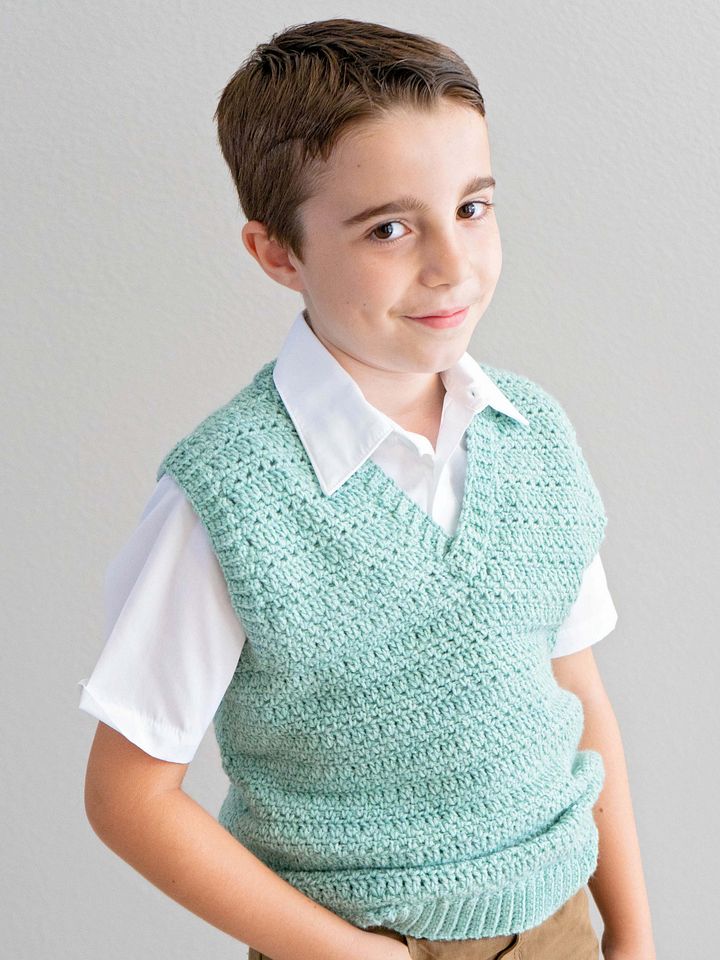 Heatherly Crochet Vest Pattern Tutorial product image (1)