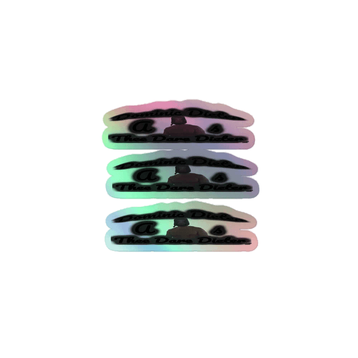 Dominic Dieter As Thee Dare Dieter 02 - Kiss-Cut Holographic Sticker Sheet product image (1)