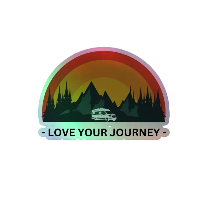 Love Your Journey Holographic Sticker product image (2)