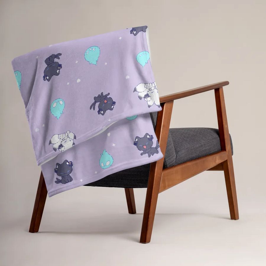 meiya, meinya & wisps blanket (purple) product image (3)