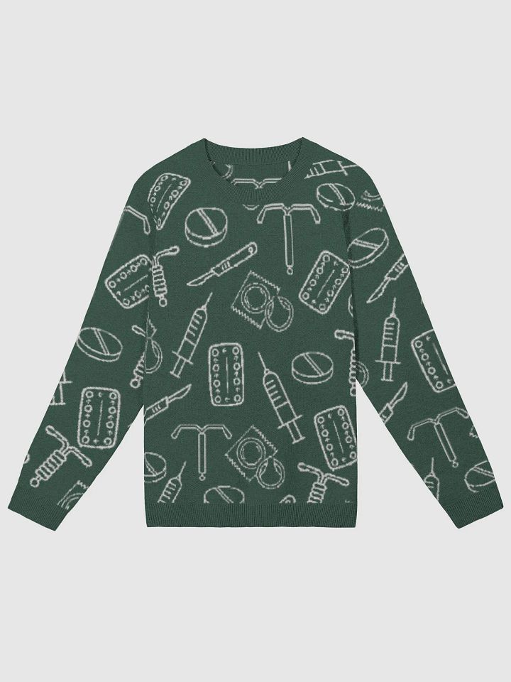 birth control icons (dark green sweater) product image (1)