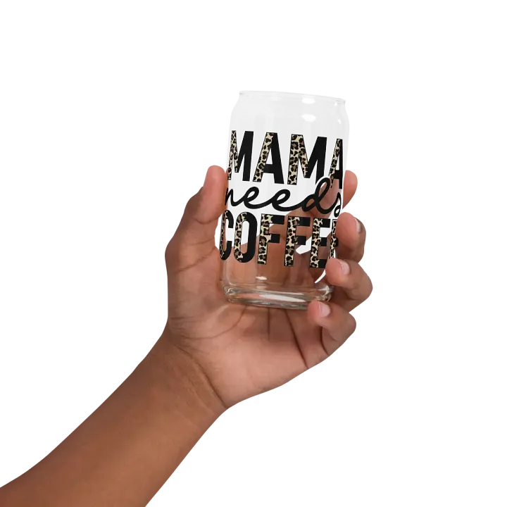 Leopard Print Mama Can-Shaped Glass product image (2)
