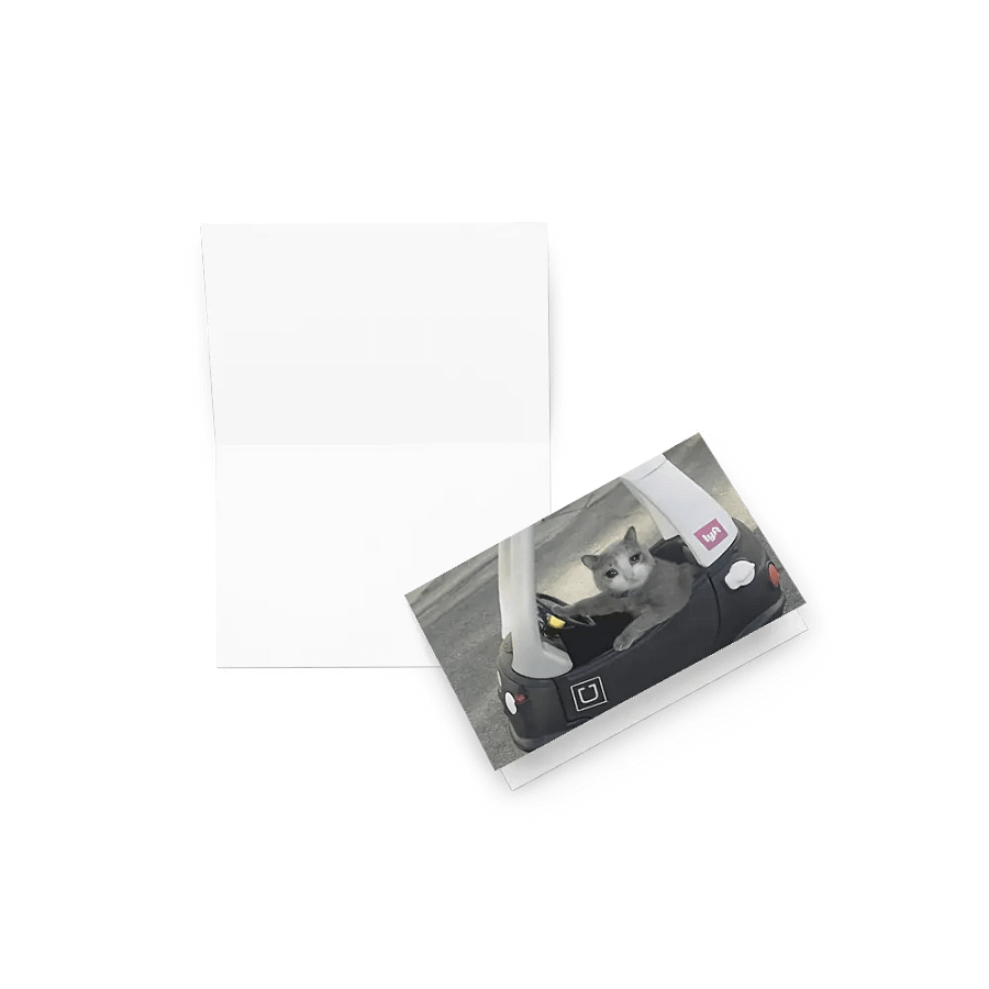 Greening Card: Meme Cats driving product image (23)