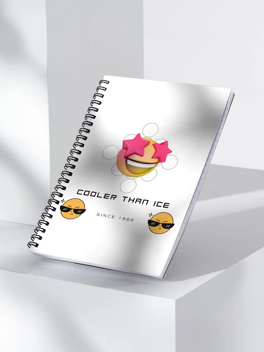 Cooler Than Ice spiral notebook product image (3)