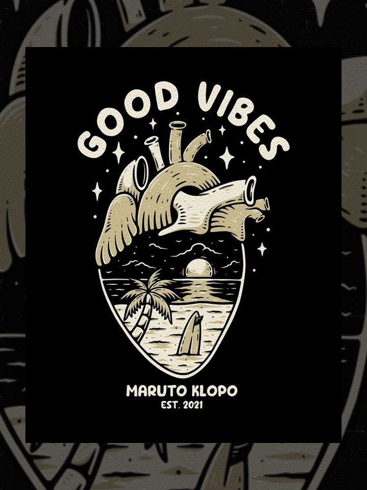 good vibes - heart product image (1)