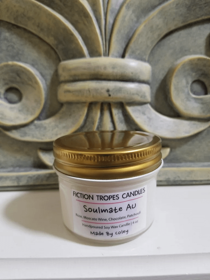 Mini Soulmate AU Candle (Fiction Tropes Candles) product image (2)