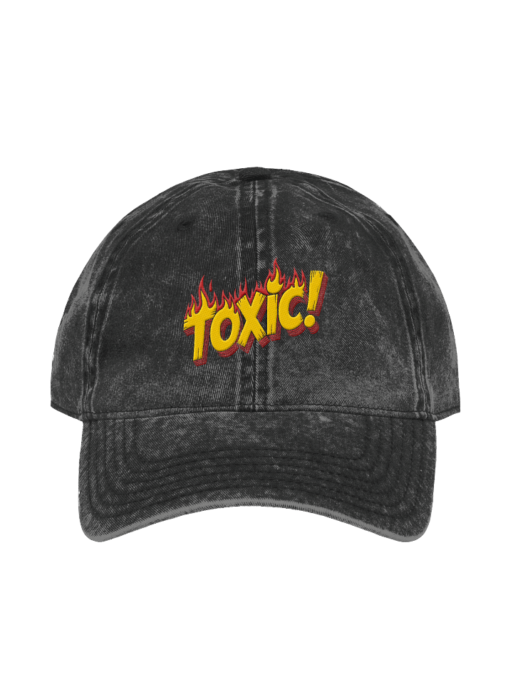 Flaming Toxic Retro Dad Hat product image (3)