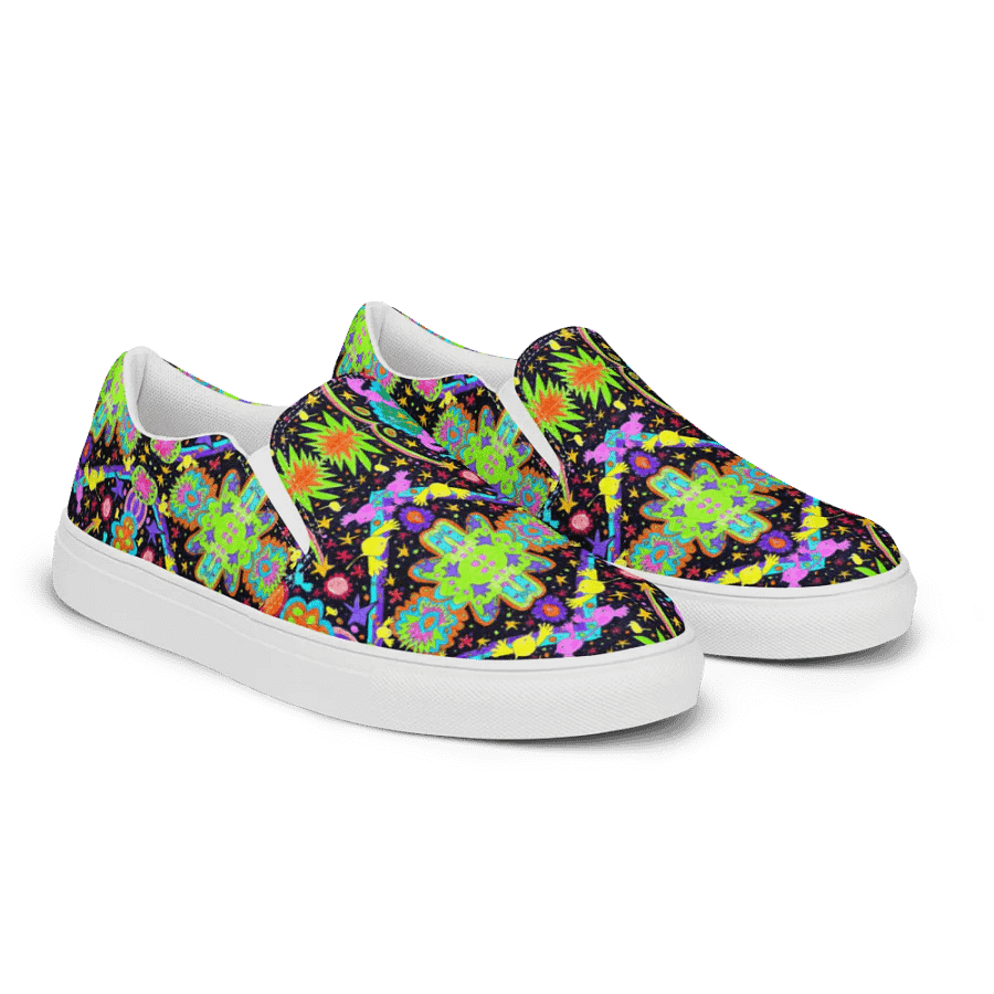 Cosmic Psychedelic Harmony Slip-Ons product image (3)