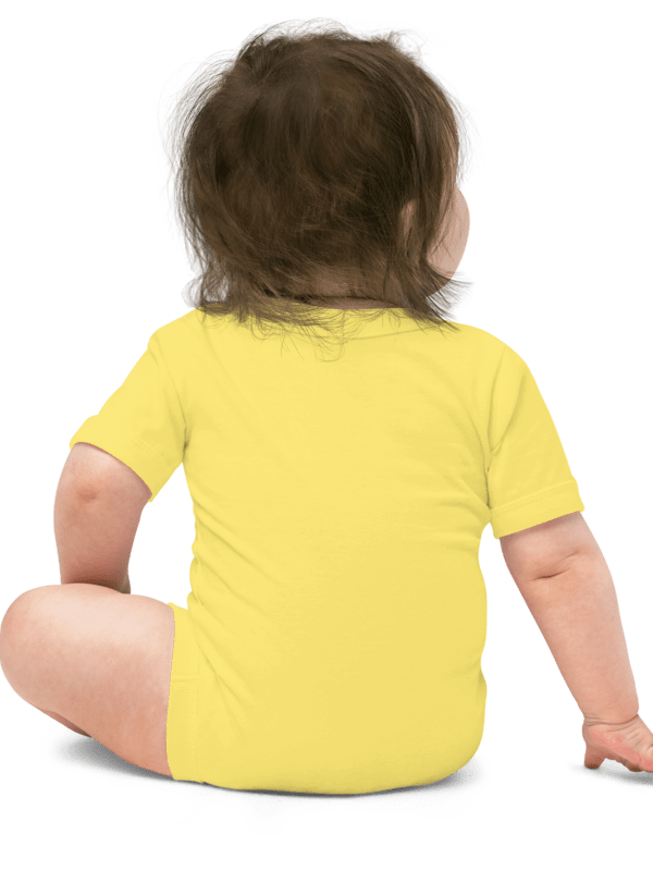 KIZOMBA - BABY SHORT SLEEVE - ONESIE - YELLOW product image (3)