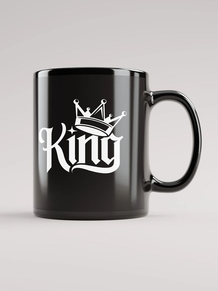 Royal Crown Black Glossy Mug product image (1)