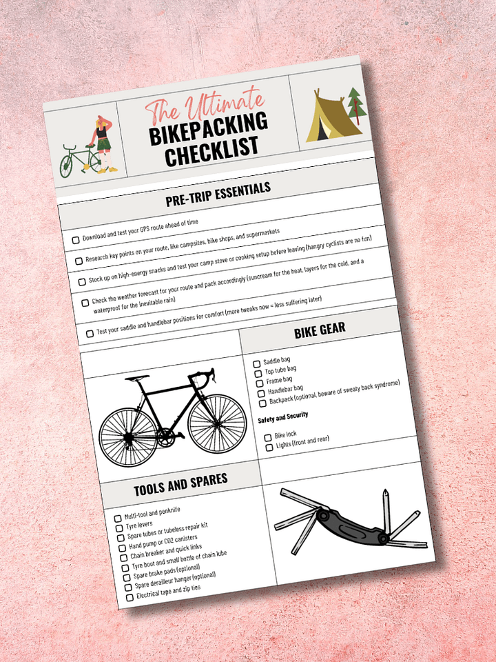 The Ultimate Bikepacking Checklist product image (1)
