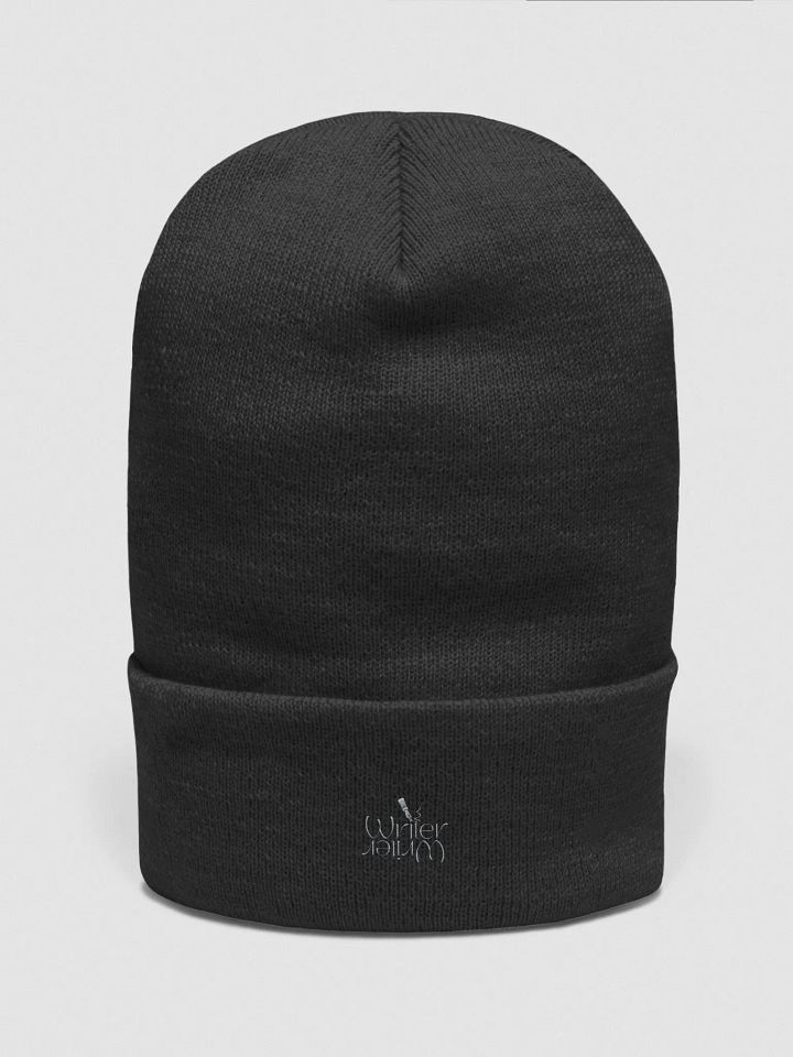 Writer silver text Beanie product image (3)