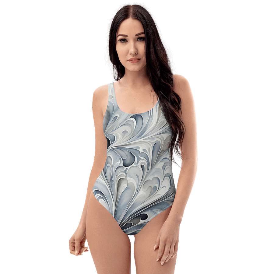 Gray Fractals Swimsuit product image (1)