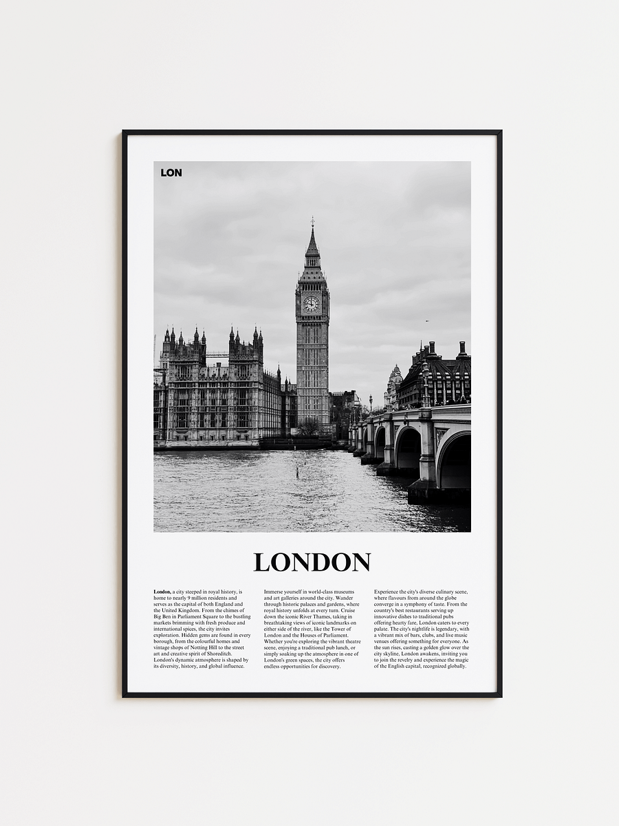 London 01 Newspaper Poster product image (1)