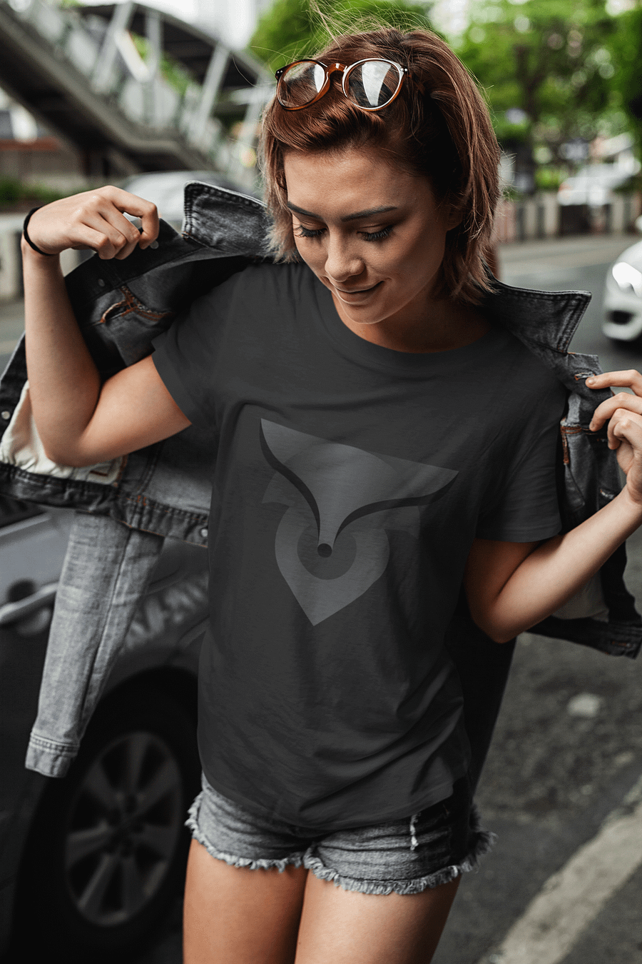 foXnoMad Logo Vintage Tee (Matte Black) product image (8)