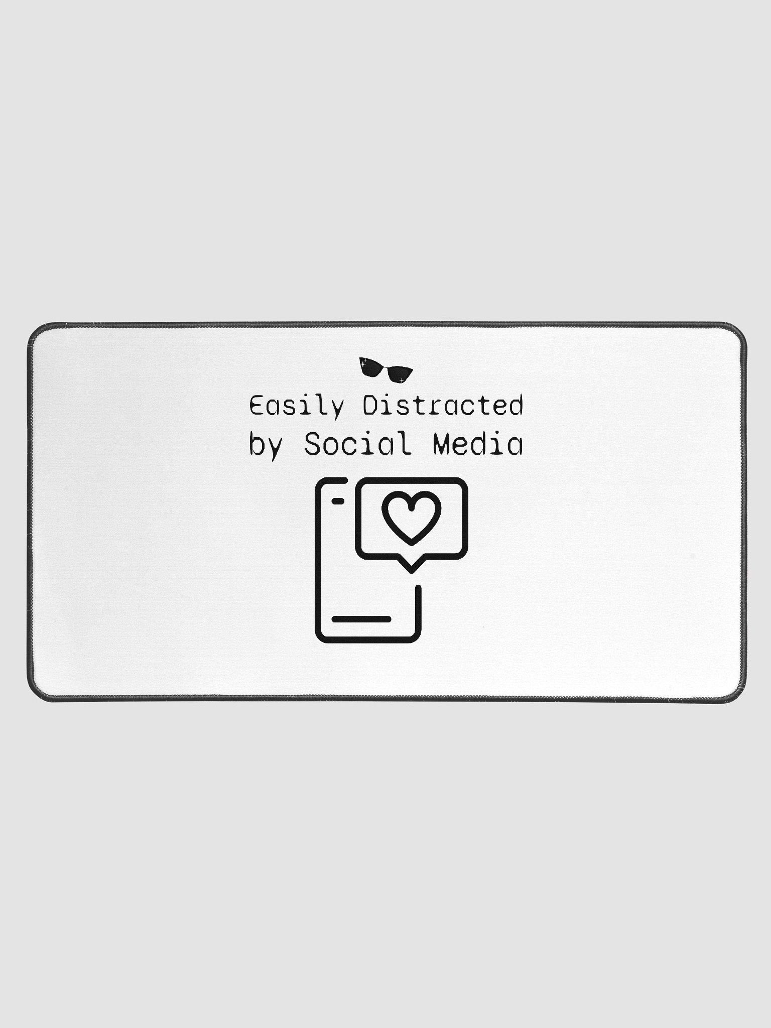 Starry Social Media Night Desk Mat product image (1)