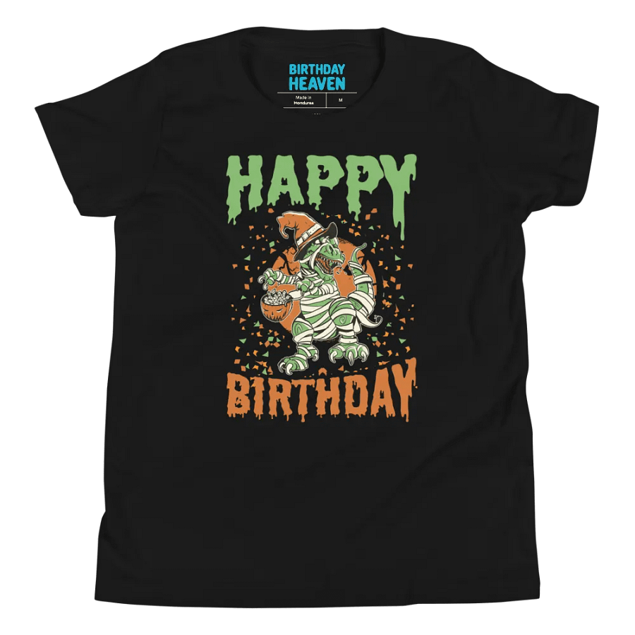Happy Birthday (Dinosaur Halloween) T-Shirt For Kids product image (4)