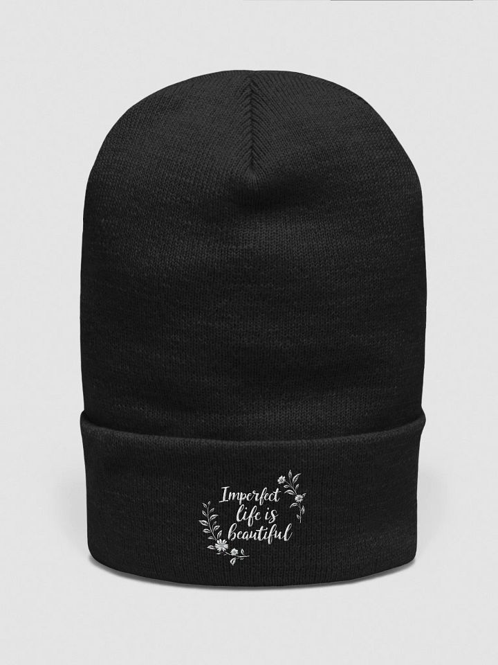 Embrace Your Journey with Zayn Malik’s Inspiring Quote: Imperfect Life Is Beautiful — Wear It Proudly with Our Exclusive Beanie product image (1)