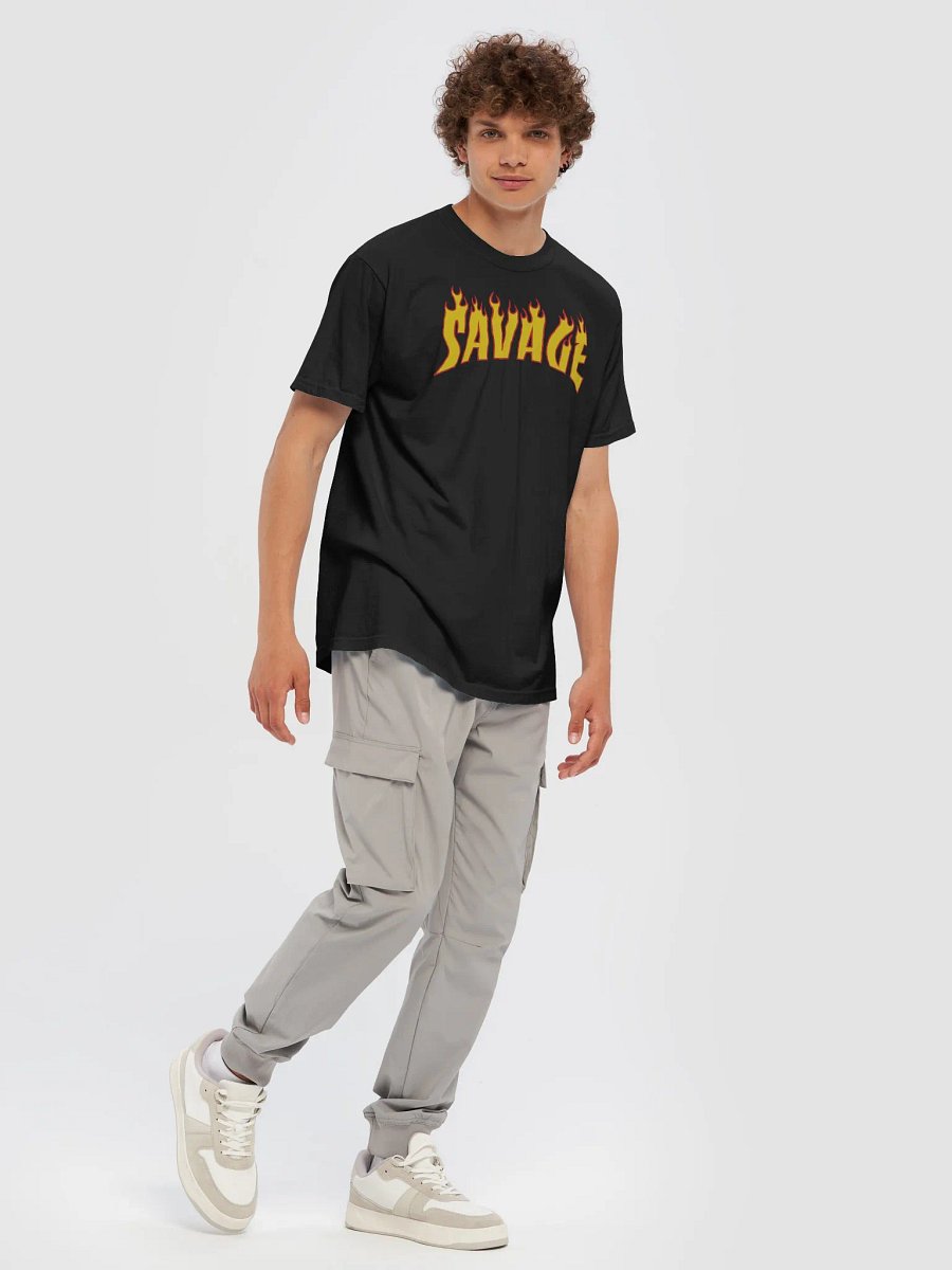 Savage Skate Fire Graphic Tee product image (7)