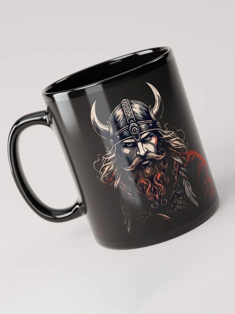 Black Glossy Mug - Viking product image (3)