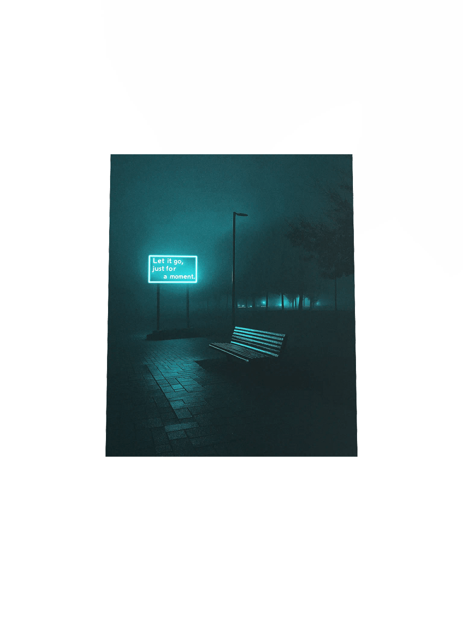 "Let it go, just for a moment" Matte Poster product image (20)