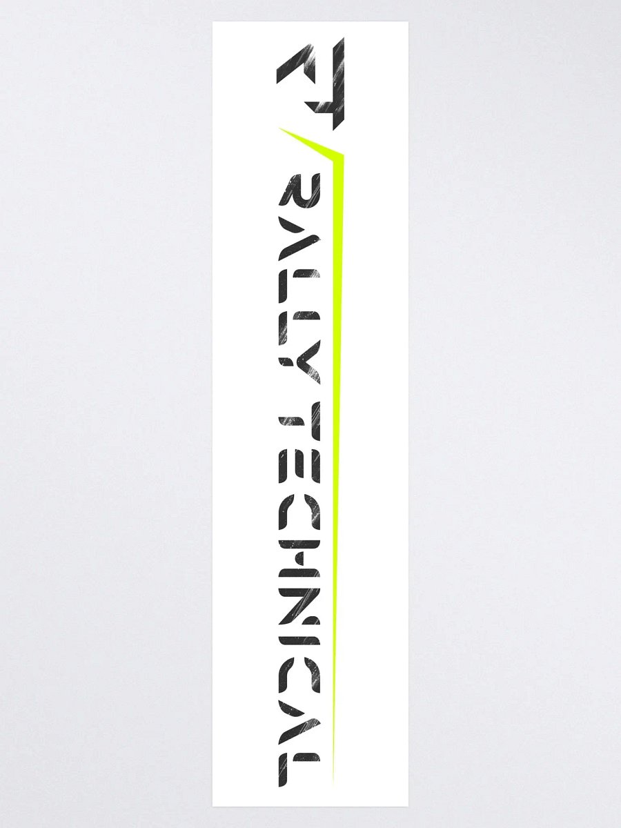 RALLY TECHNICAL Sticker 2 - White product image (3)