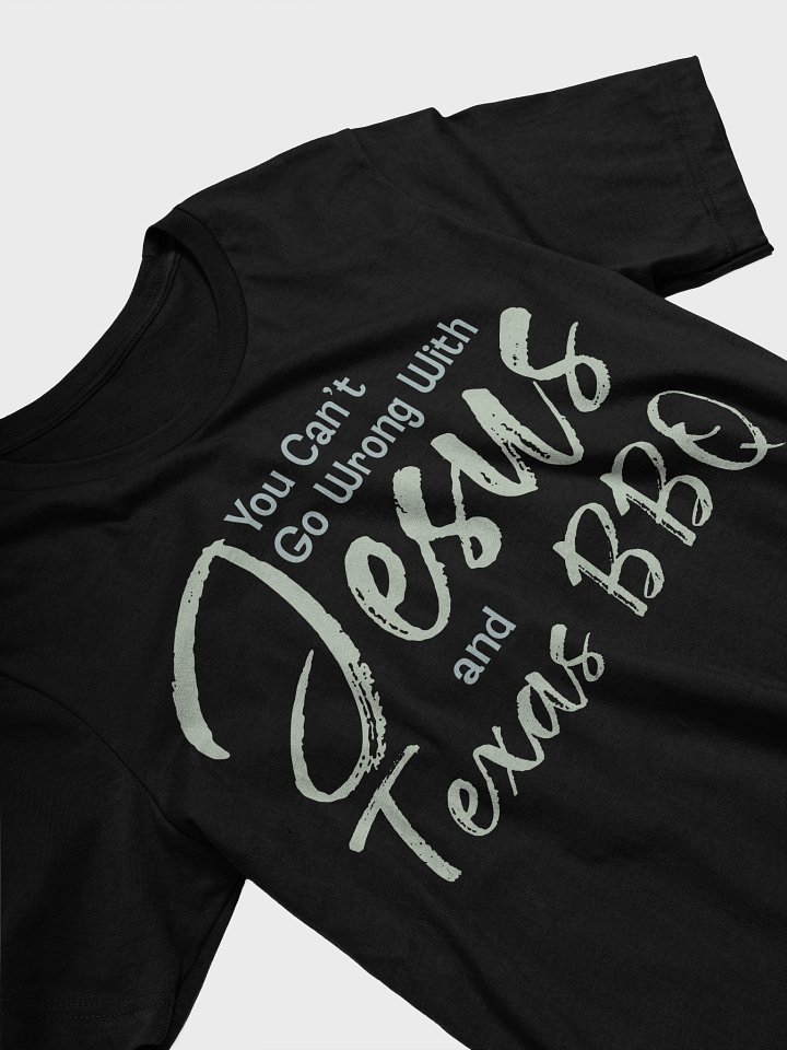 Jesus & Texas BBQ Supersoft Bella Canvas T-Shirt product image (1)