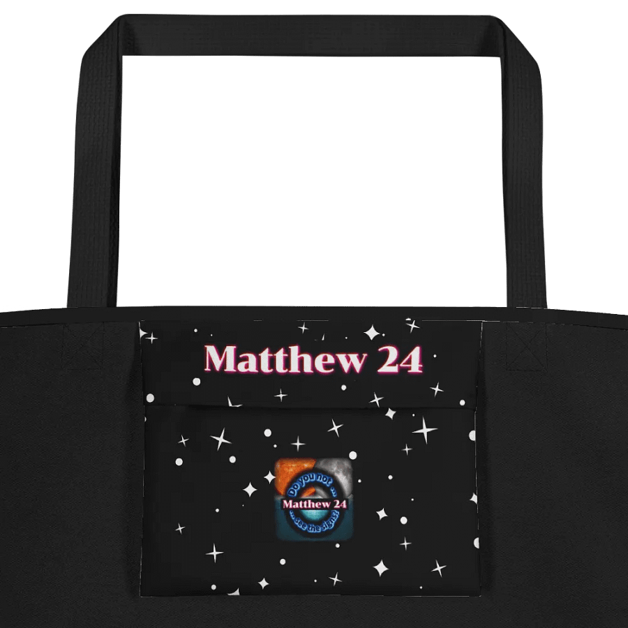 Matthew 24 - See the Signs Tote Bag with Pocket product image (4)