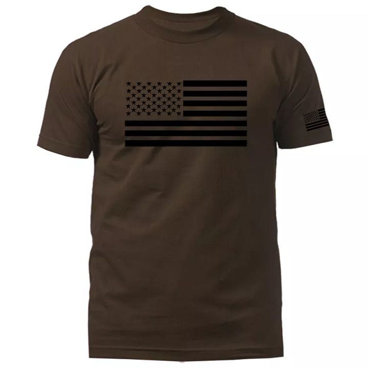 New ProductMarines Military Patriotic US Flag Veteran Graphic T-shirt product image (1)