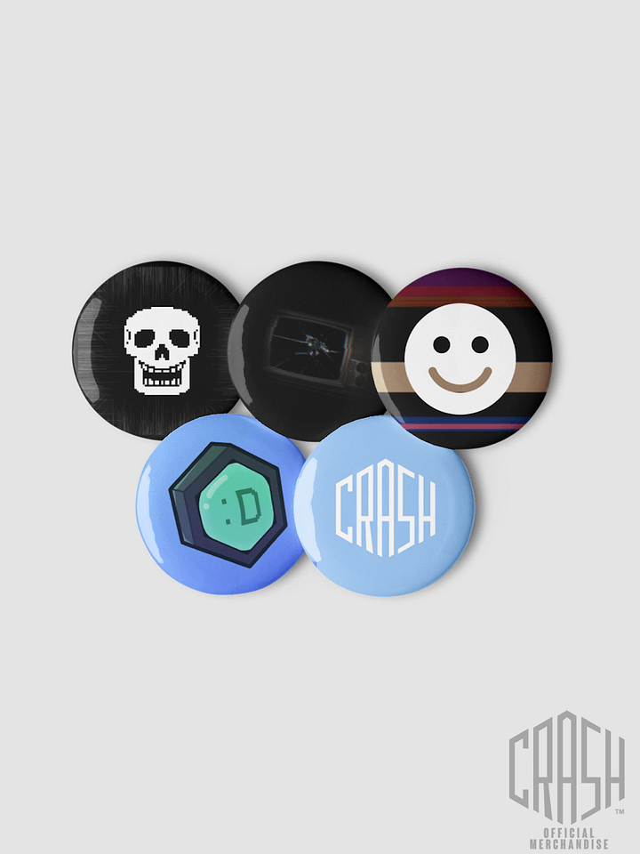 helloitscrash pins set 1 product image (2)