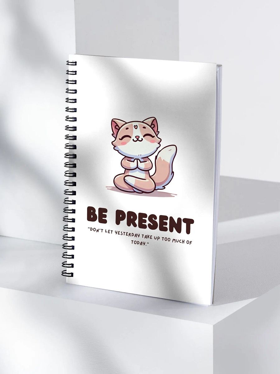 Zen Cat Spiral Notebook product image (4)