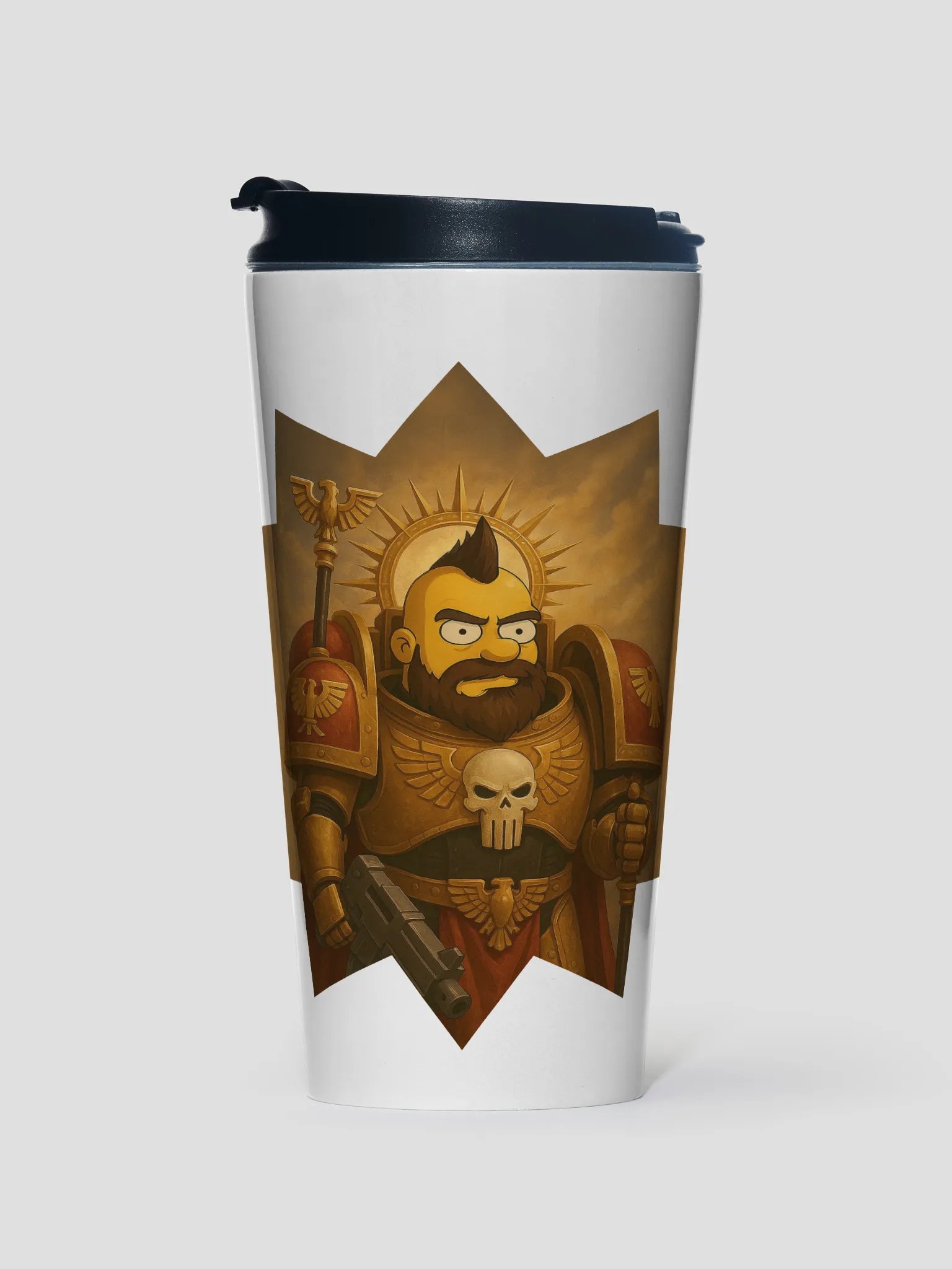 God Emperor JT Savage III Stainless Steel Travel Mug product image (1)