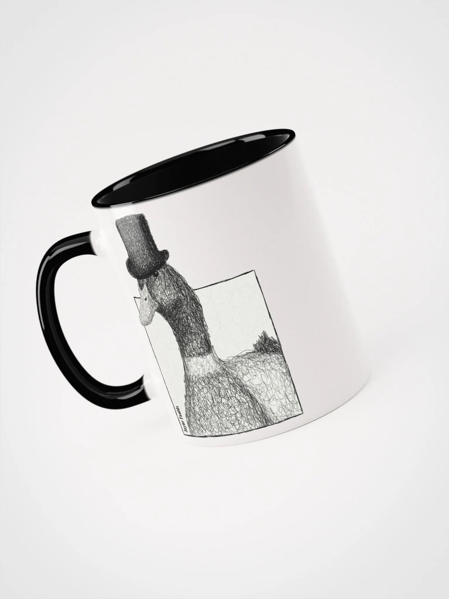 Feathered Gentleman White Mug product image (3)