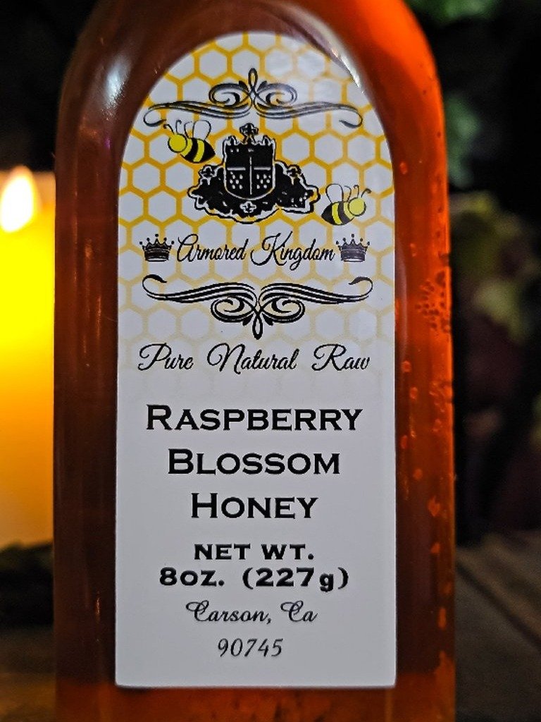 The Armored Kingdom Premuim Blueberry Blossom Honey Bottle(8oz) product image (3)