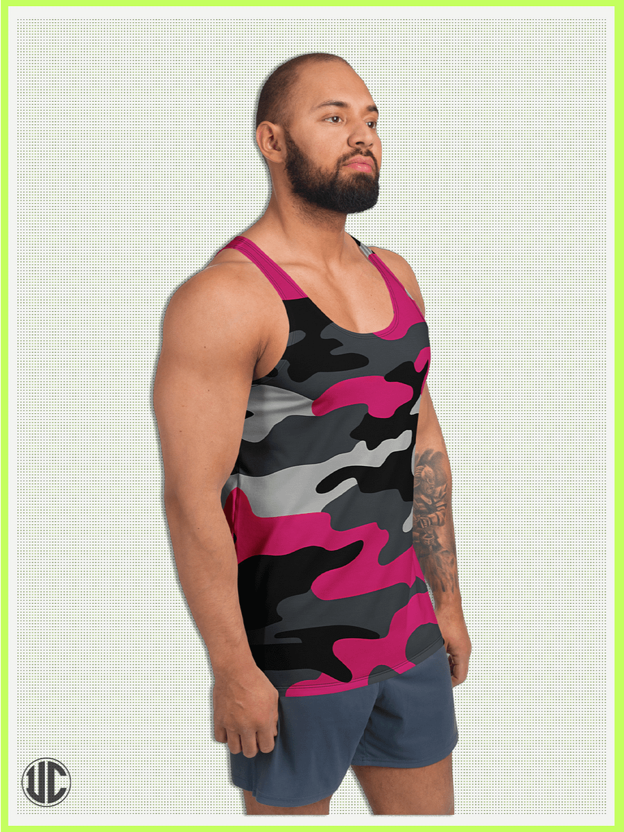 Savage Pink Camo – Men’s Tank Top product image (3)