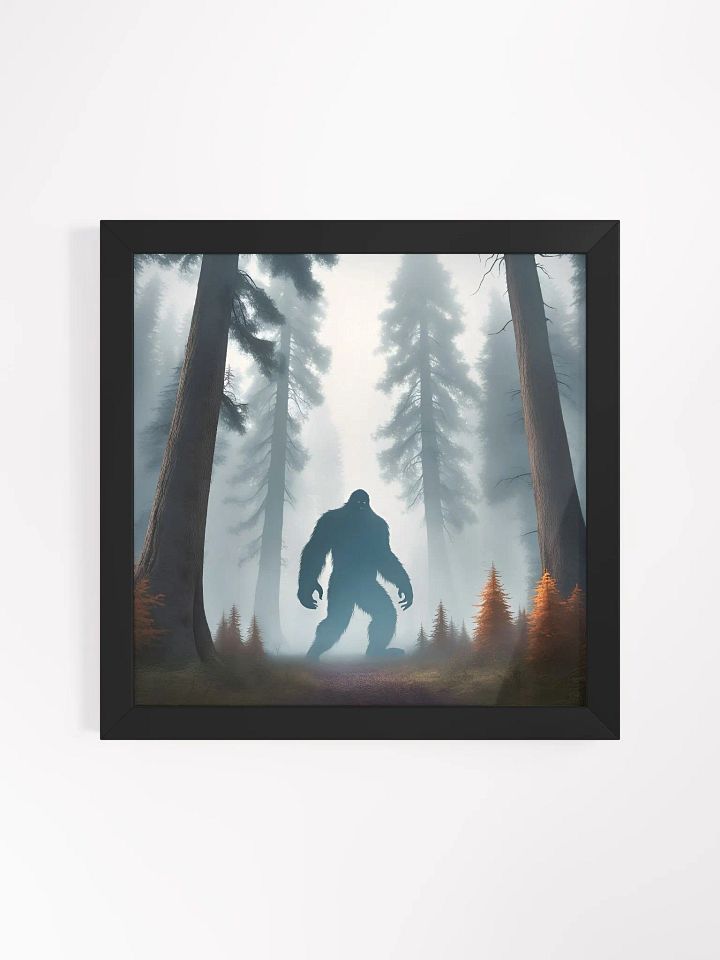 Wall Art of Bigfoot Standing in the Mist product image (1)